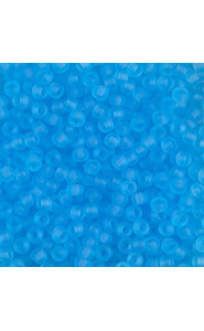 Miyuki rocailles Perlen 8/0 - Matte transparent aqua 8-148F